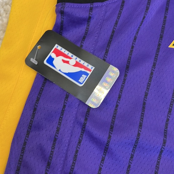 NWT and WOT! 2  Lebron James #23 Lakers Jerseys! Size S and L - Picture 5 of 12